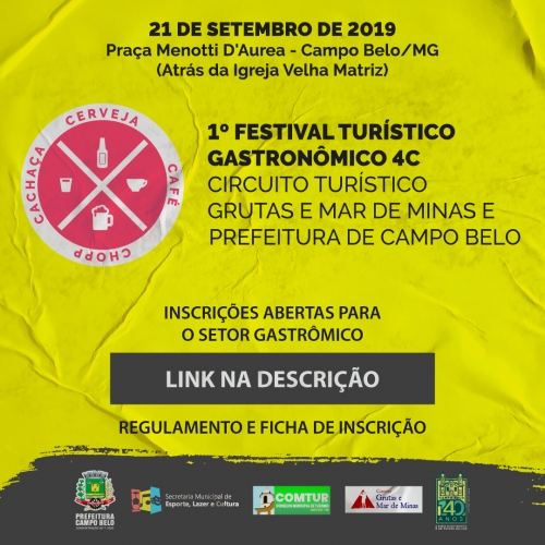 1° FESTIVAL TURÍSTICO GASTRONÔMICO - Campo Belo