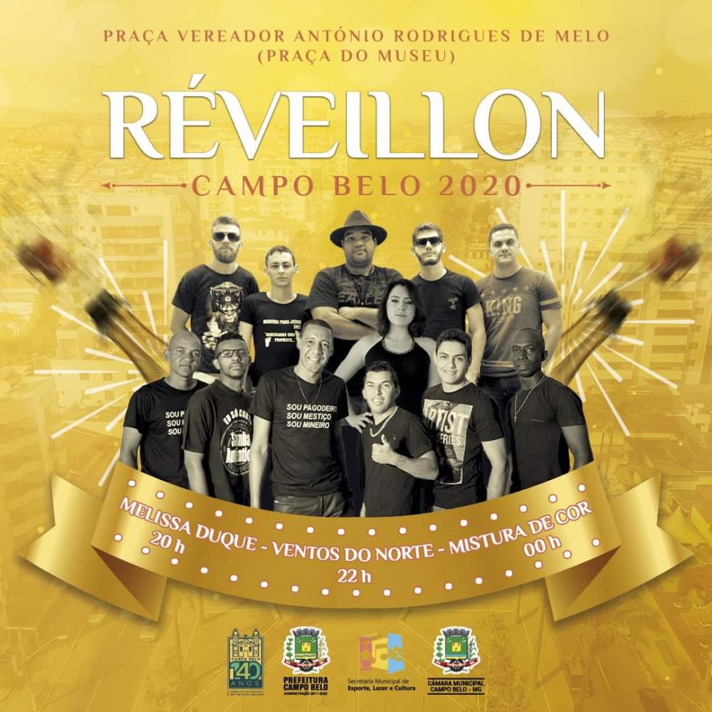 A Praça da Estação receberá na noite da virada “A Festa de Réveillon-Feliz 2020”, a partir das 20 h.