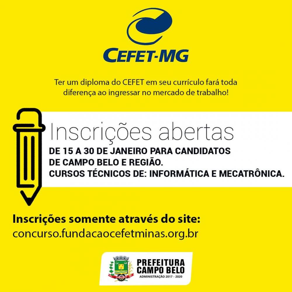 Inscrições abertas a partir de hoje, quarta-feira, 15. 