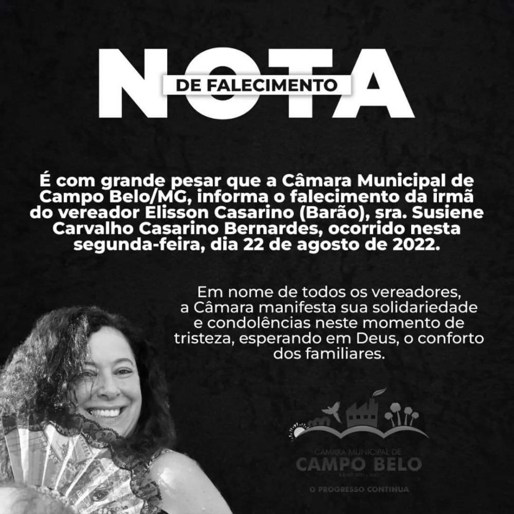 Nota de falecimento 