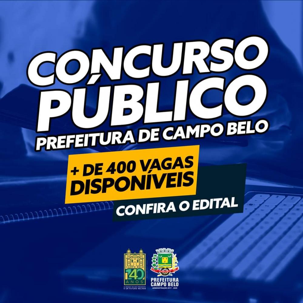 CONCURSO PÚBLICO DO MUNICÍPIO DE CAMPO BELO/MG