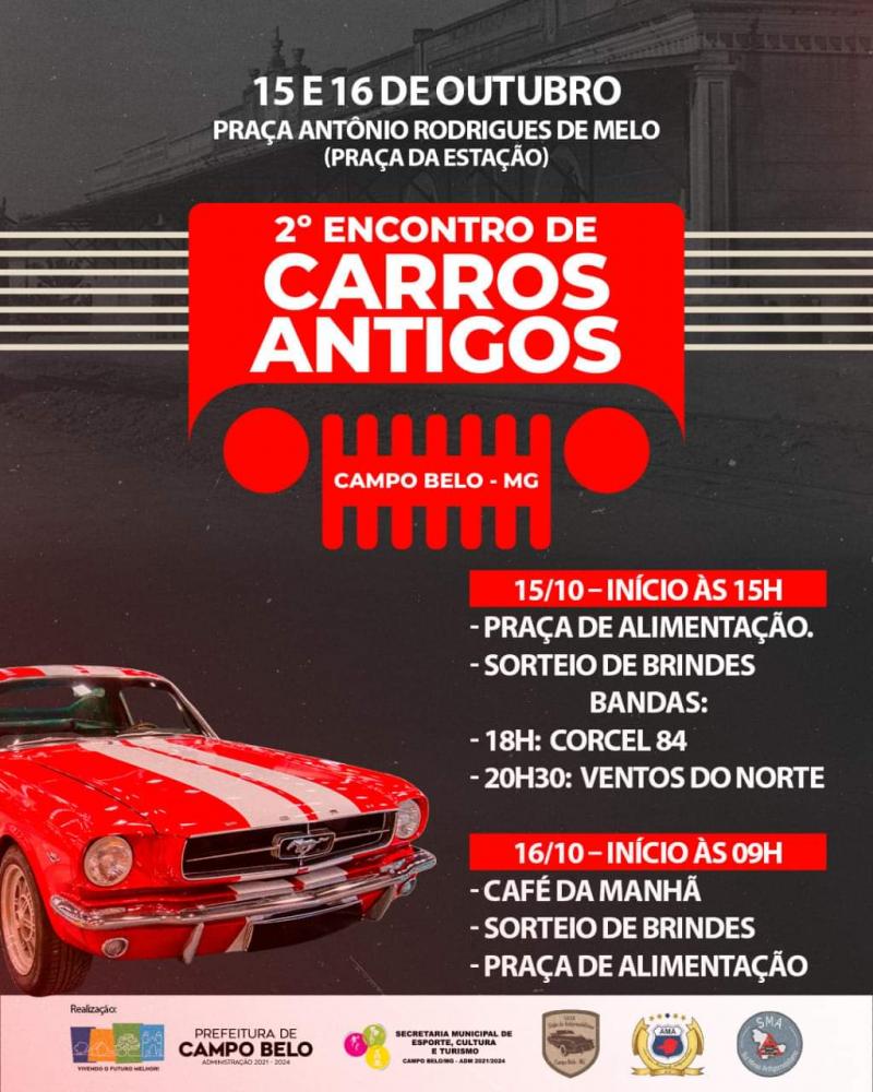 2⁰ Encontro de Carros Antigos de Campo Belo 