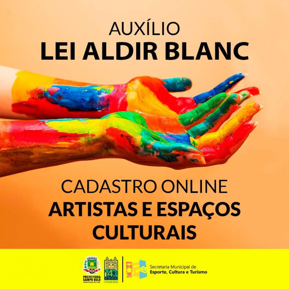 ATENÇÃO ARTISTAS E PROFISSIONAIS DE ARTE E CULTURA DE CAMPO BELO. 