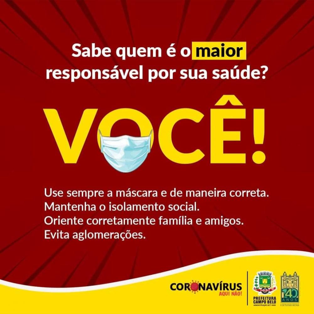 A Pandemia é Mundial, a responsabilidade é de cada um.