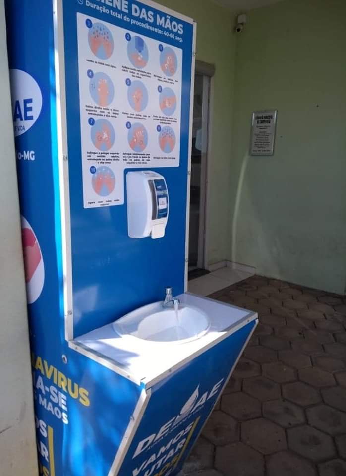 DEMAE instala lavatórios em diversos pontos da cidade.