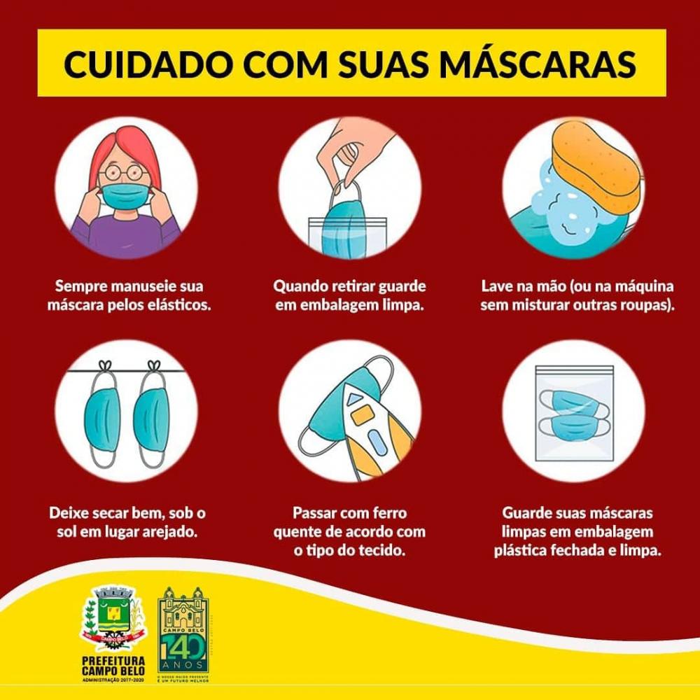 CONFIRA OS CONFIRA ALGUNS CUIDADOS COM A MÁSCARA DE PROTEÇÃO