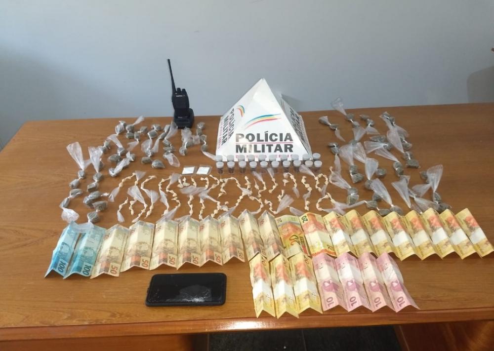 POLÍCIA MILITAR EM CAMPO BELO NÃO DA TRÉGUA PARA O TRÁFICO E RETIRA DE CIRCULAÇÃO MAIS UM TRAFICANTE. 