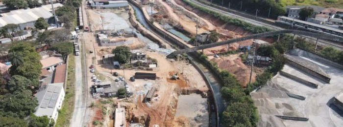 Governo realiza visita técnica às obras de bacias para contenção de cheias em Contagem