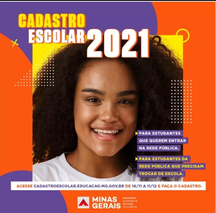 CADASTRO ESCOLAR PODERÁ SER FEITO ATÉ O DIA 11. 