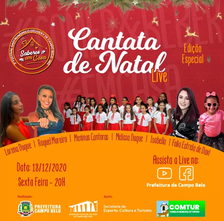 Um aperitivo do 3° FESTIVAL GASTRONÔMICO Delivery “Sabores em Casa” , edição especial Cantata de Natal.