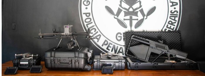 Polícia Penal de Minas utiliza tecnologia contra drones inédita no Brasil 