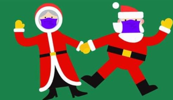 Imune à COVID-19, papai Noel começa a distribuir presentes; acompanhe