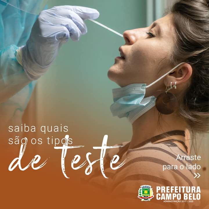 Você sabe quais são os tipos de teste para a Covid-19? 