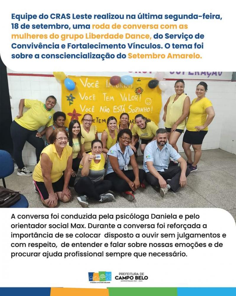 A Campanha Setembro Amarelo mobiliza a população sobre prevenção ao suicídio e formas de evitá-lo.
