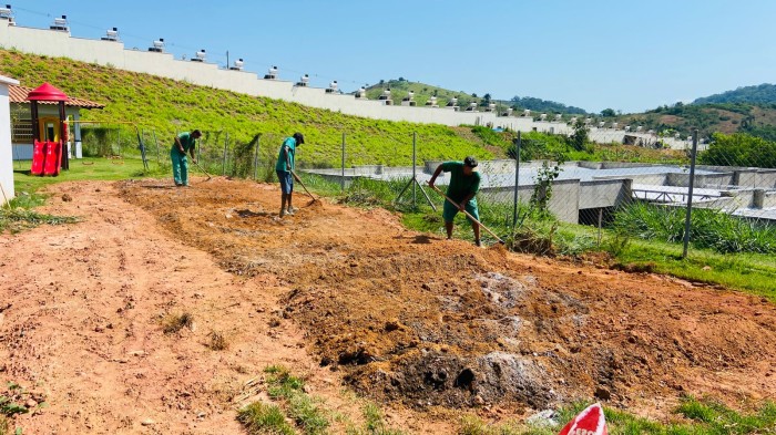 Penitenciária de Muriaé fornece 1,4 mil mudas para cultivo de horta comunitária em escola municipal