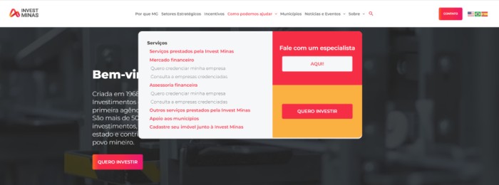 Invest Minas lança novo site com mais informações para quem quer investir no estado