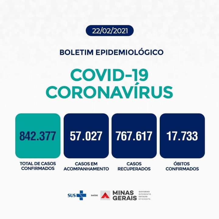 Boletim Epidemiológico Covid-19. Minas Geri. 17 de dezembro de 2020.