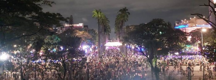 Virada da Liberdade emociona milhares de pessoas com show de drones e programação diversa na Praça da Liberdade