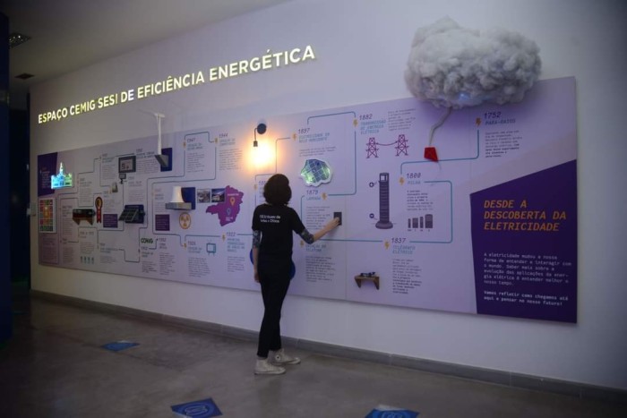 Férias escolares: espaço da Cemig oferece experiências tecnológicas no Museu de Artes e Ofícios
