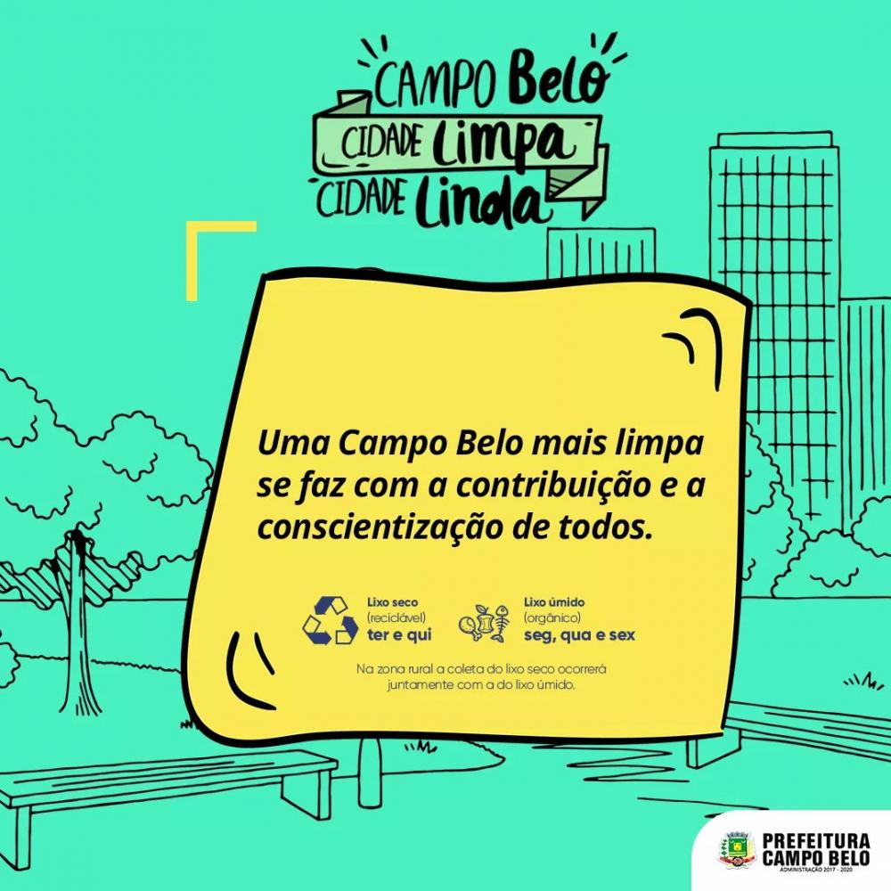 Começa a coleta seletiva.