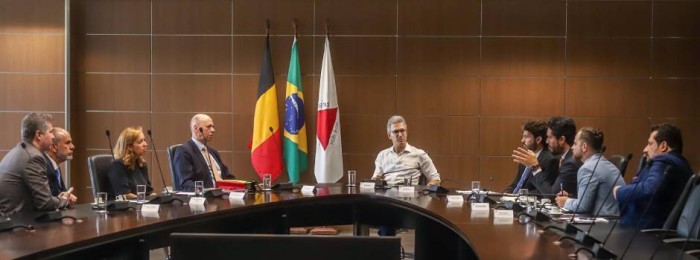 Governador recebe embaixador da Bélgica para discutir possibilidades de investimentos no estado