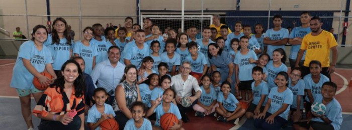 Governador acompanha avanços de programa de incentivo ao esporte em Vargem Alegre