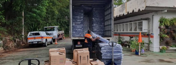 Defesa Civil leva ajuda humanitária a famílias atingidas pelas chuvas em Açucena, no Vale do Aço