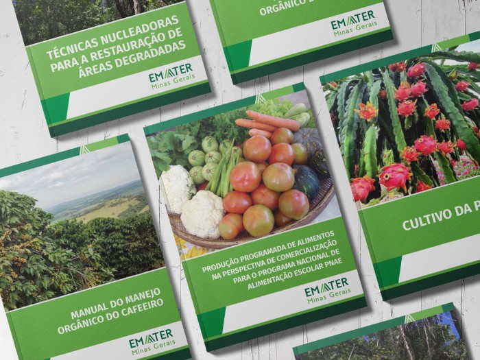 Emater publica quatro novas cartilhas para consulta gratuita em sua Livraria Virtual