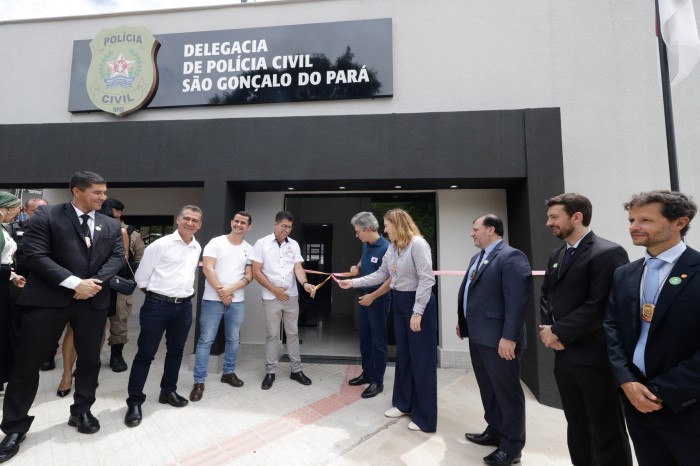 Governo de Minas inaugura Delegacia de Polícia Civil em São Gonçalo do Pará, no Centro-Oeste do estado