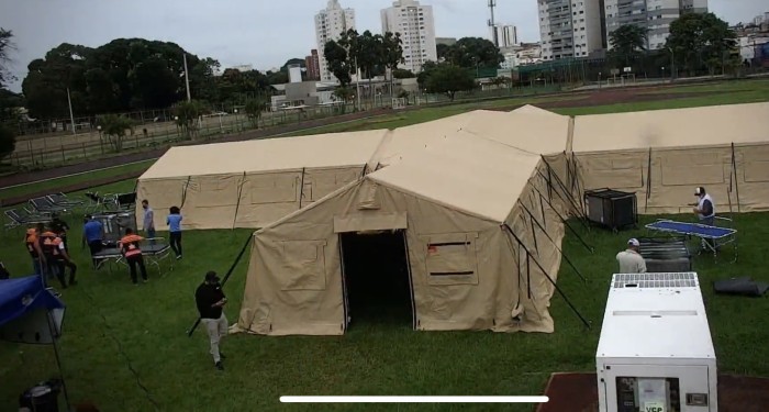 Defesa Civil de Minas Gerais monta estrutura para atendimento de pacientes com dengue em Belo Horizonte