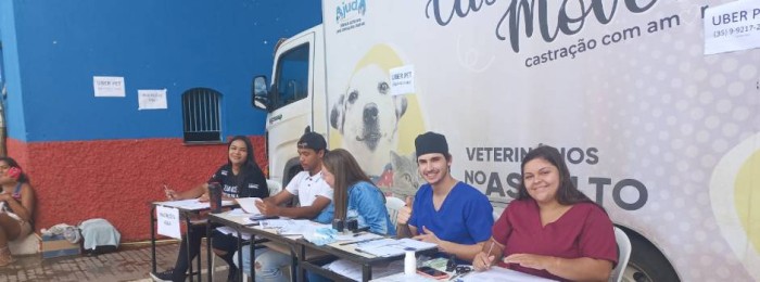 Meio Ambiente acompanha mutirão de castração e microchipagem de animais domésticos em Três Corações