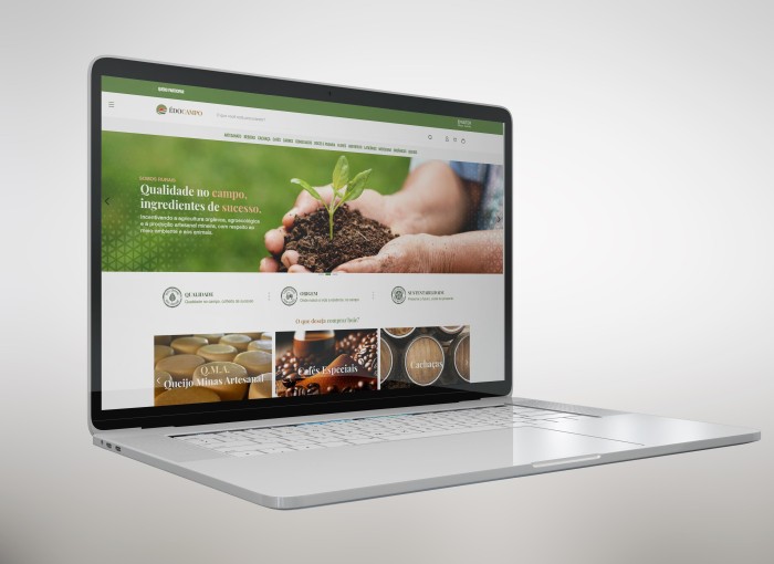 Emater-MG divulga plataforma de vendas on-line da agricultura familiar na Femec 2024