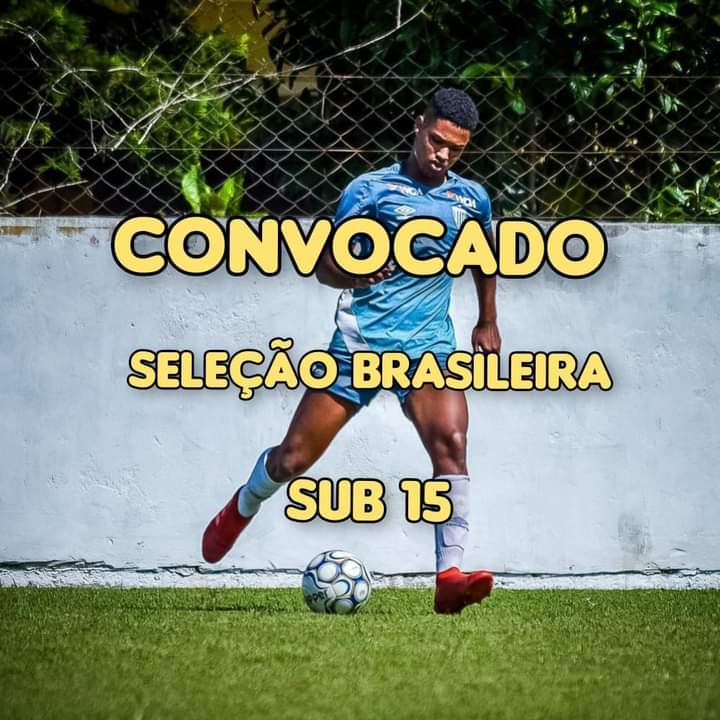 O atleta Guilherme Henrique de Campo Belo foi convocado para seleção brasileira sub 15 .